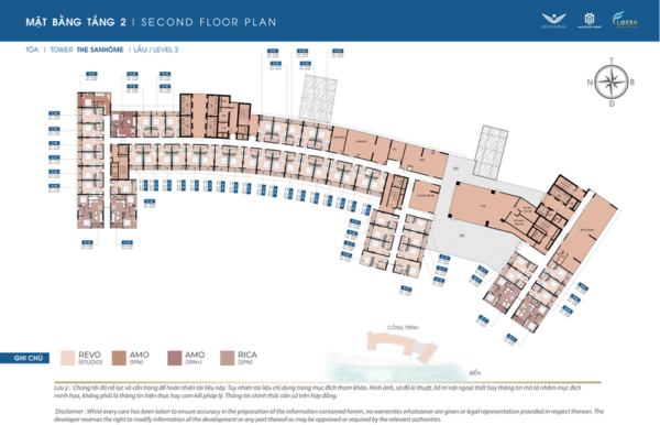 Mặt bằng tầng dự án Libera Nha Trang, tòa nhà The SanHome: Tối ưu hóa công năng và kiến tạo không gian sống hoàn hảo